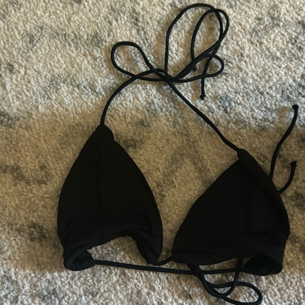 MYRA SWIM BLACK BIKINI TOP